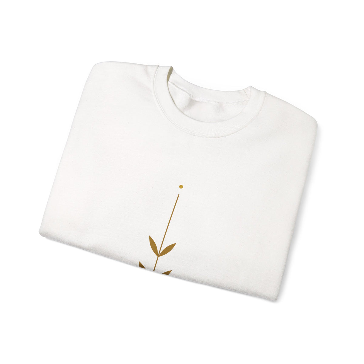 Rooted Botanical Sweatshirt — Gold Sprig Graphic Crewneck