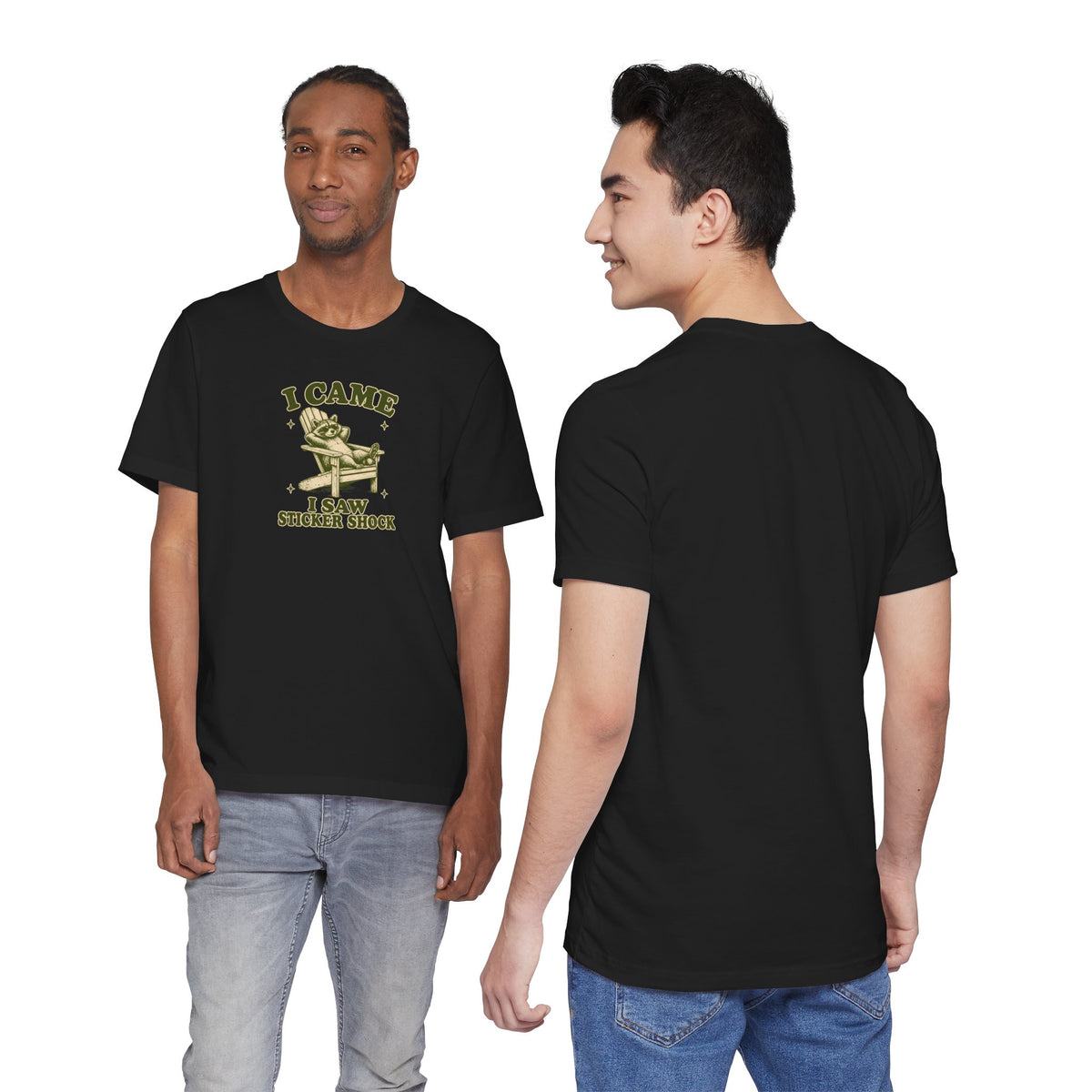 Raccoon Sticker Shock - Economic Anxiety T-Shirt