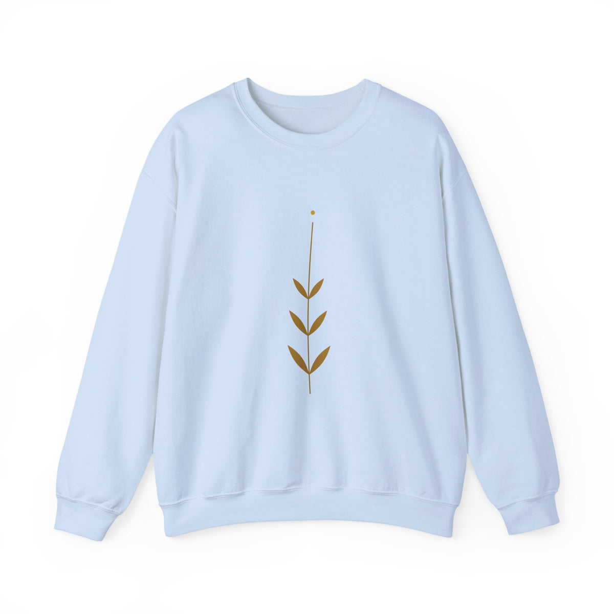 Rooted Botanical Sweatshirt — Gold Sprig Graphic Crewneck