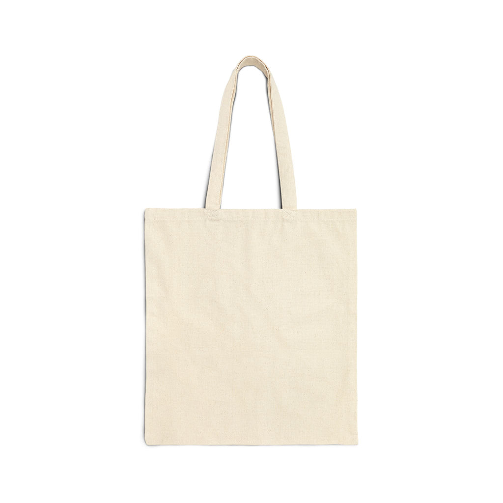 Celestial Dreams Canvas Tote Bag — Gold Moon and Stars Graphic
