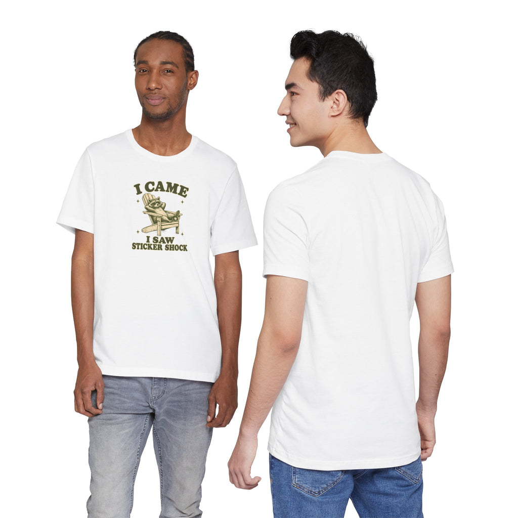 Raccoon Sticker Shock - Economic Anxiety T-Shirt