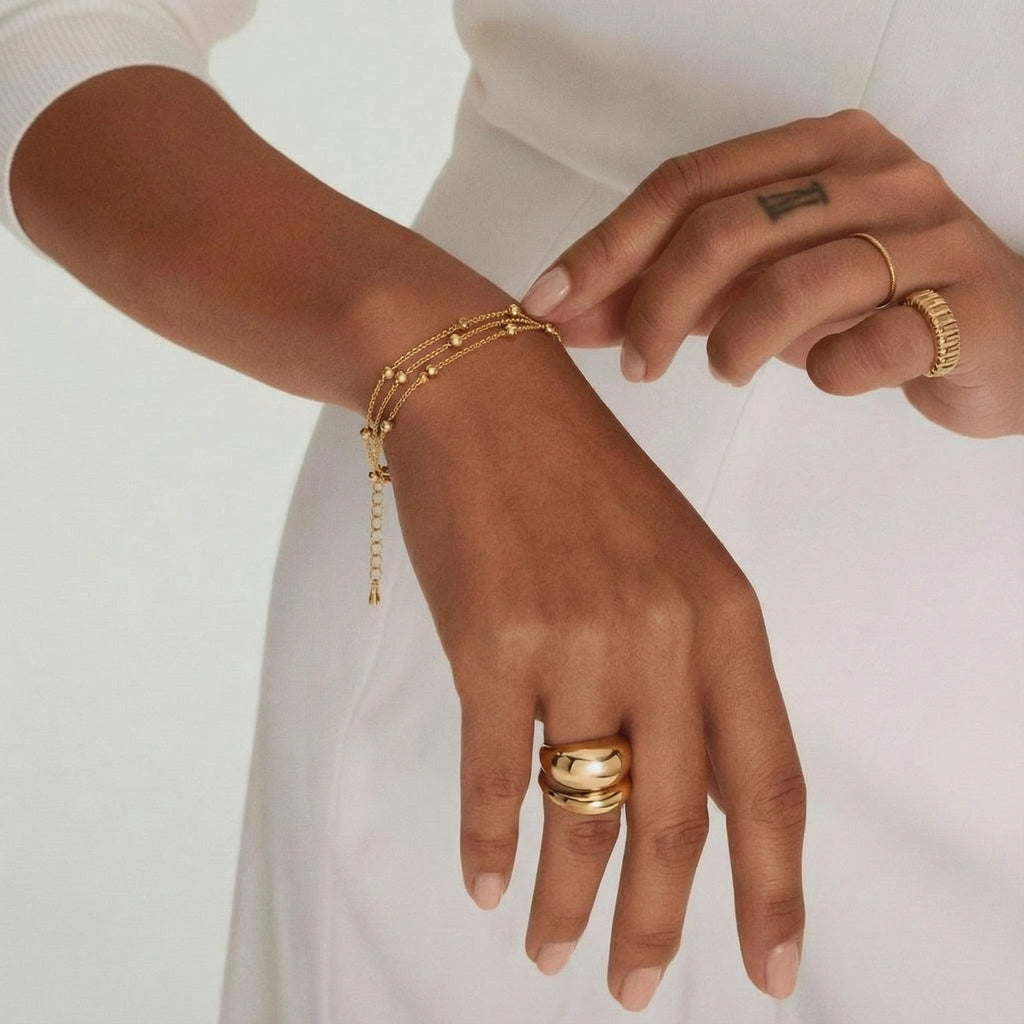 Golden Orbit Bracelet | Ardently Simple Co