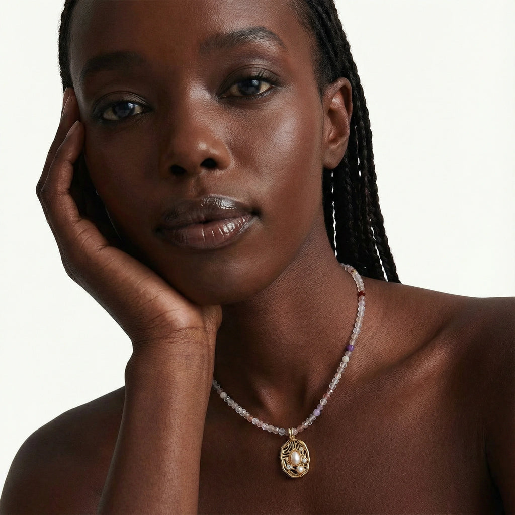 Mystic Garden Gemstone Necklace | Ardently Simple Co