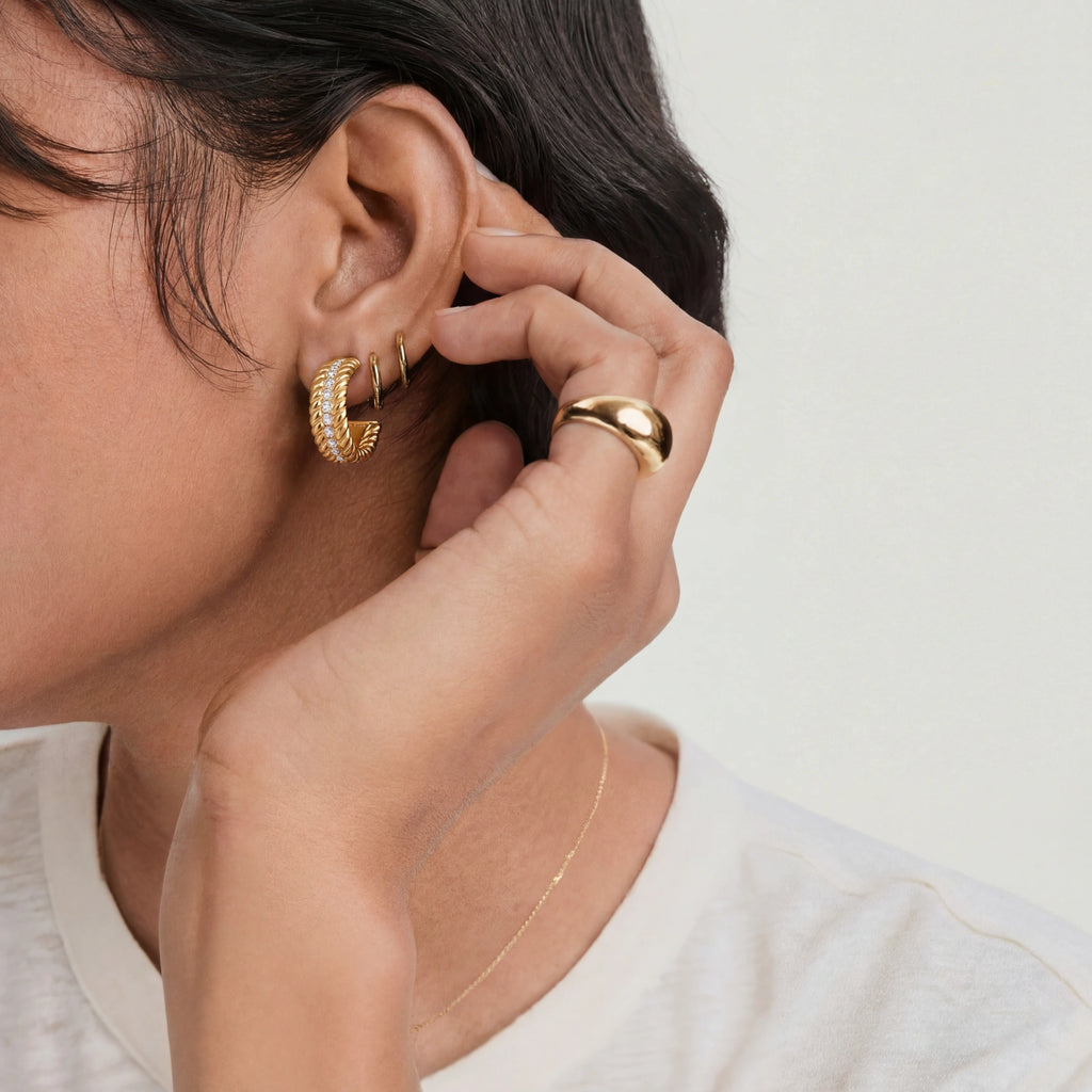 Twisted Confidence Hoops | Ardently Simple Co