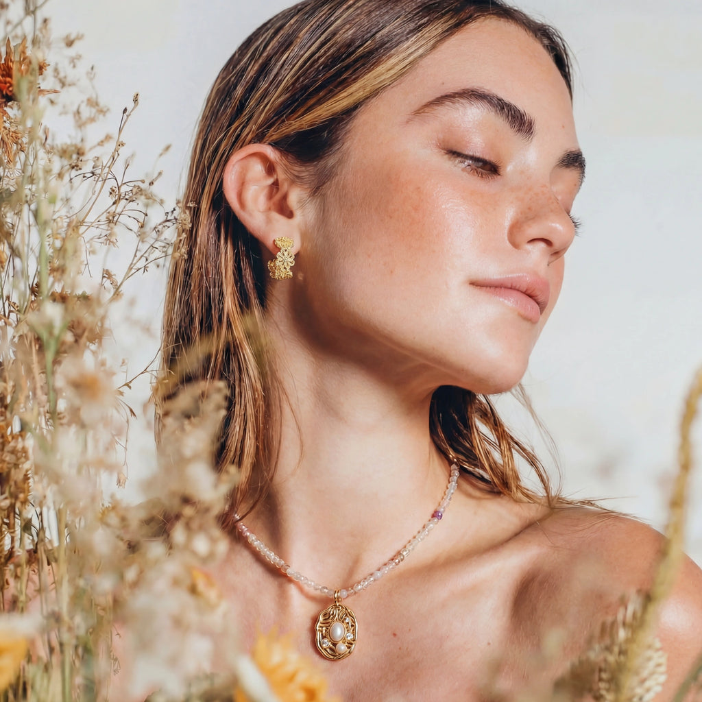 Mystic Garden Gemstone Necklace | Ardently Simple Co