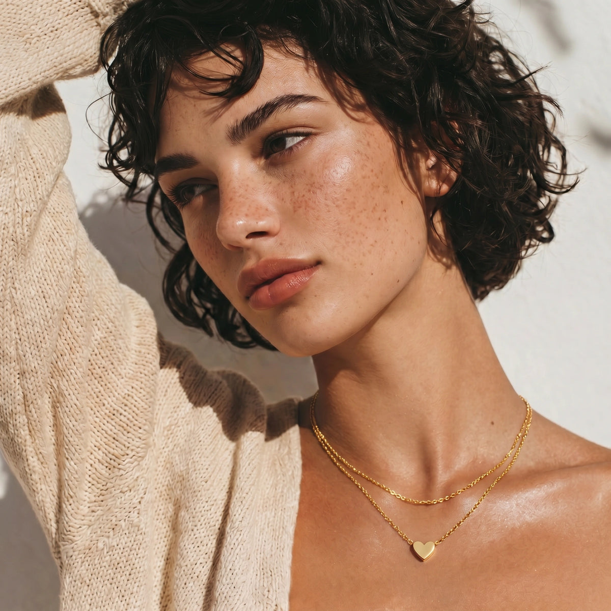 Layered Heart Necklace | Ardently Simple Co