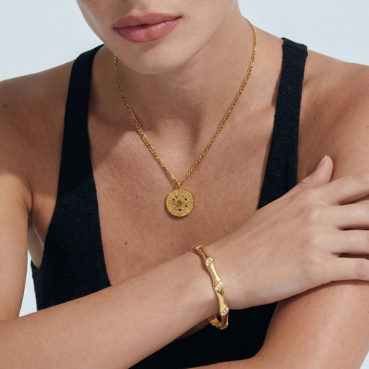 Zodiac Wheel Necklace | Ardently Simple Co