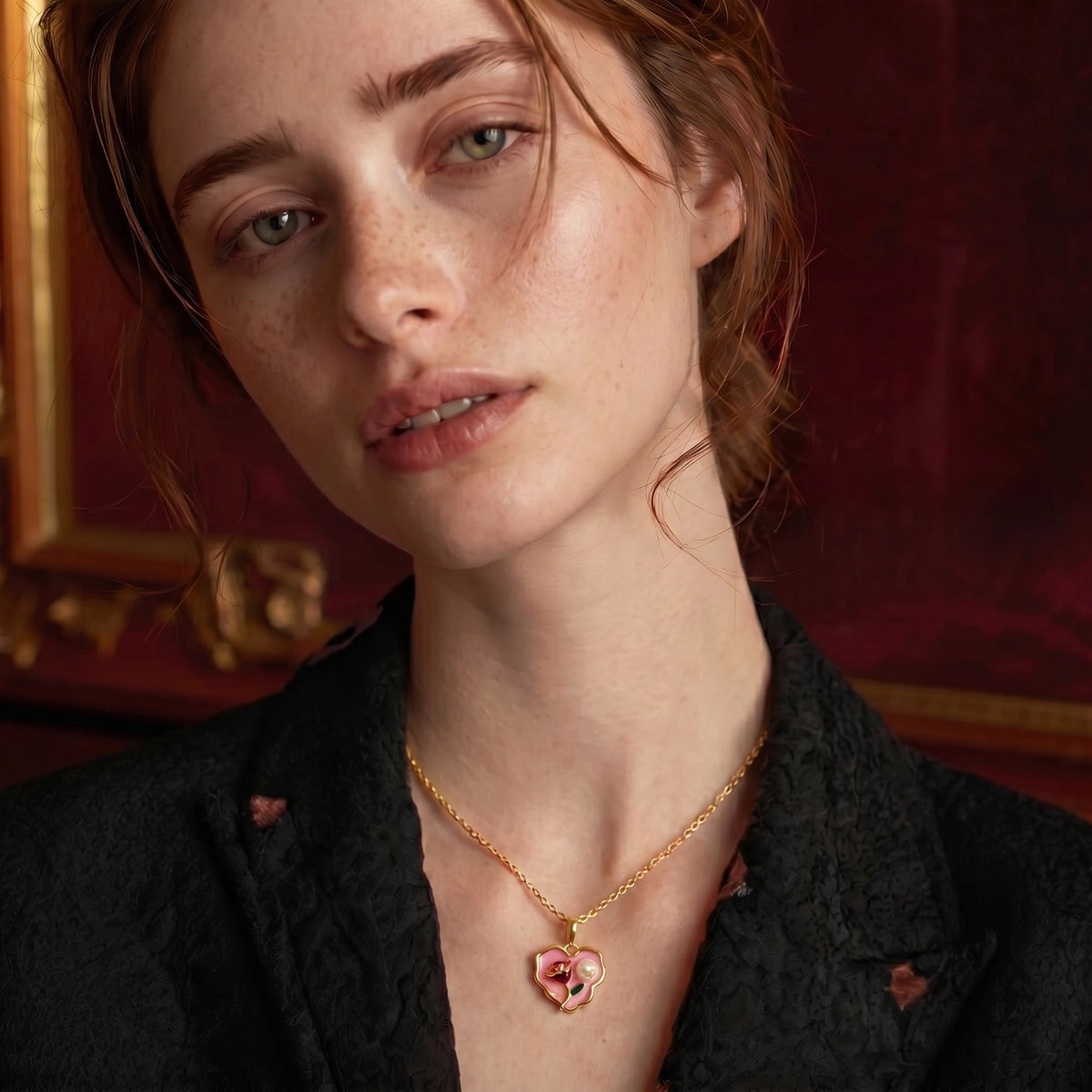 Rose Garden Heart Necklace | Ardently Simple Co