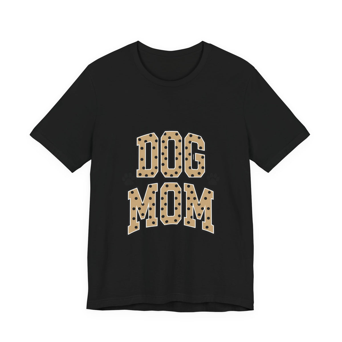 Dog Mom T-Shirt — Leopard Print Paw Graphic Tee for Pet Lovers