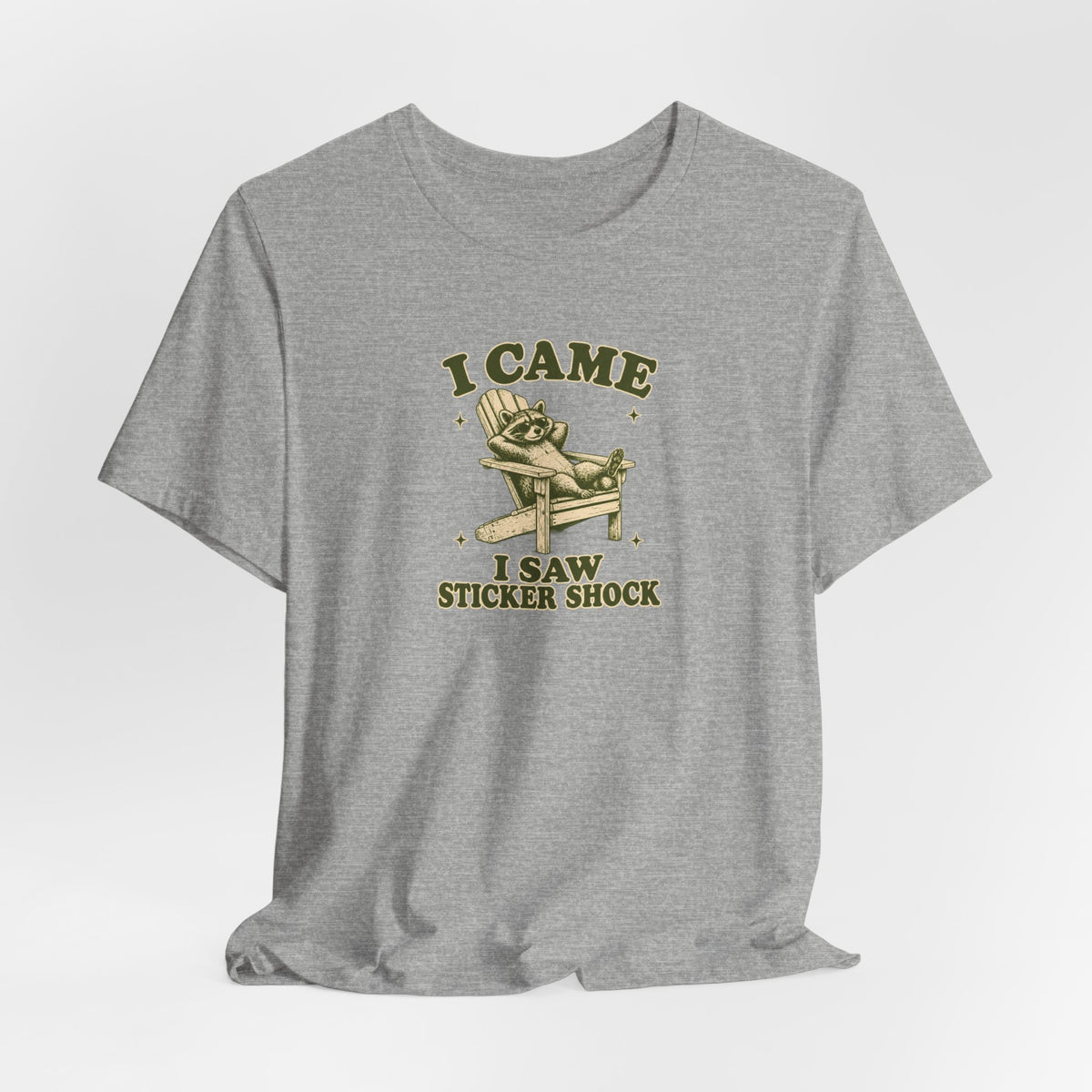 Raccoon Sticker Shock - Economic Anxiety T-Shirt
