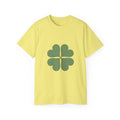 Lucky Clover T-Shirt — Gold Four Leaf Clover Graphic Tee