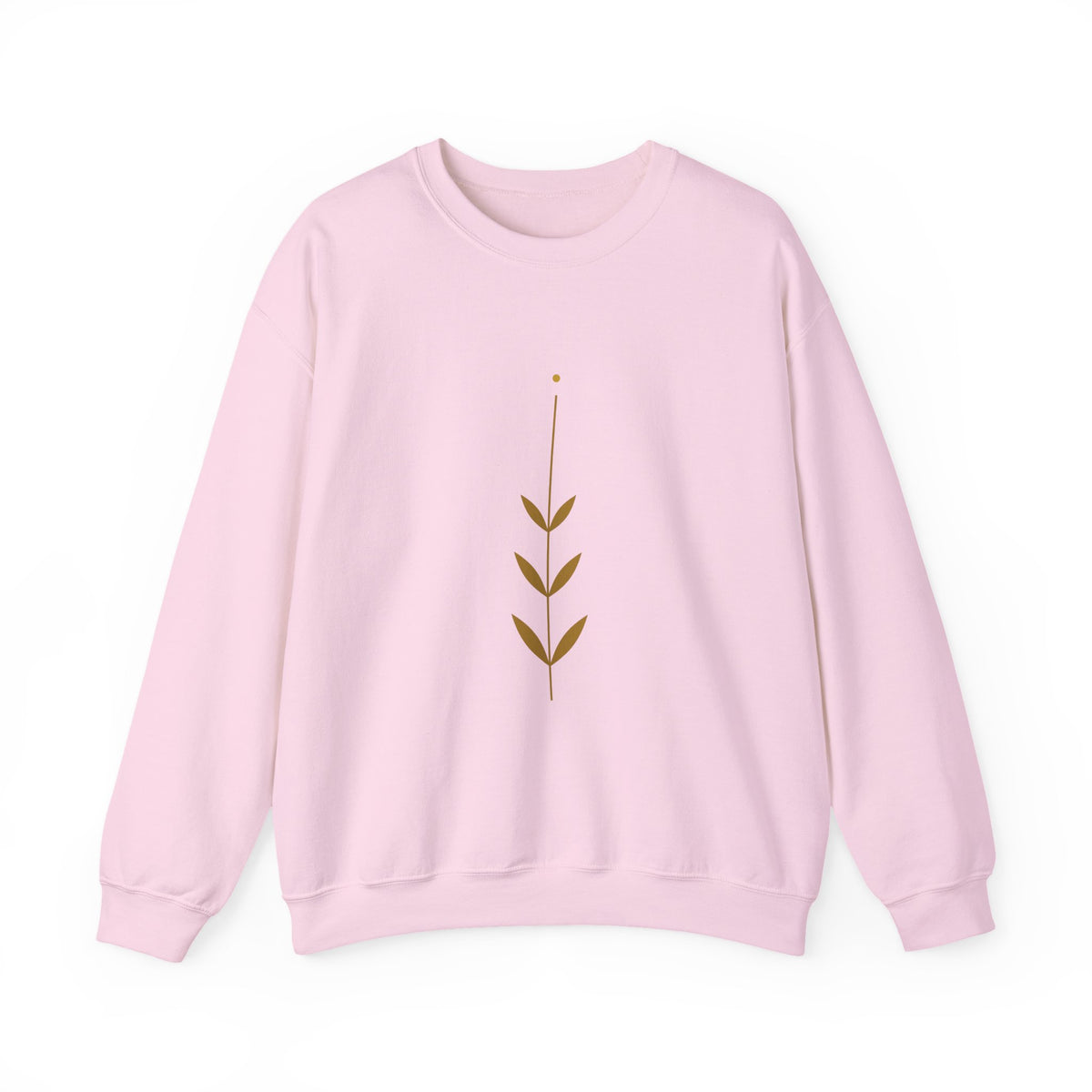Rooted Botanical Sweatshirt — Gold Sprig Graphic Crewneck
