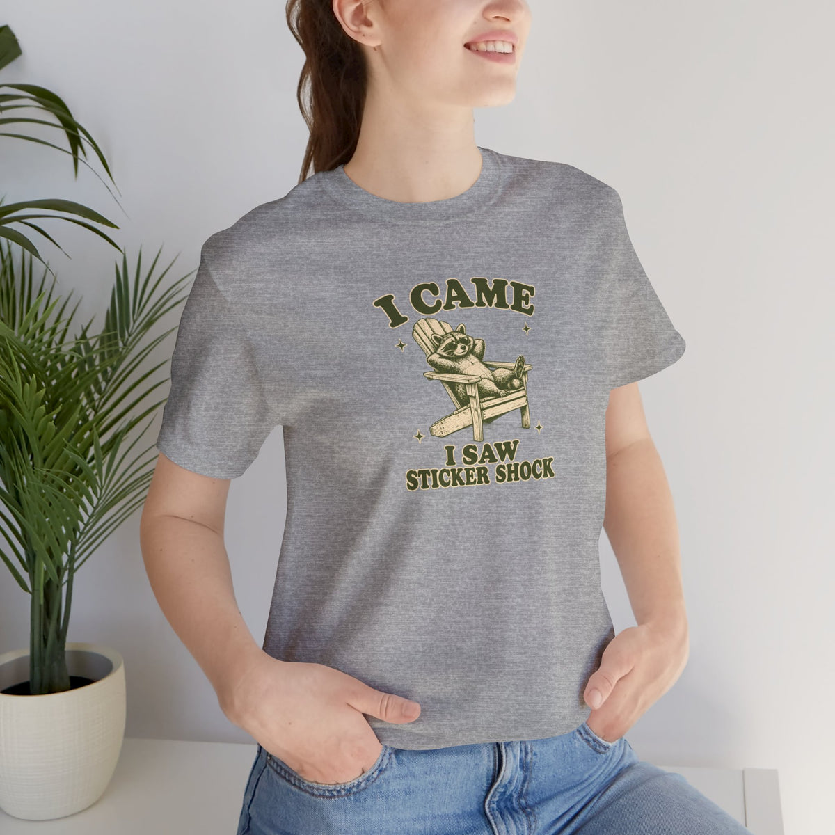 Raccoon Sticker Shock - Economic Anxiety T-Shirt
